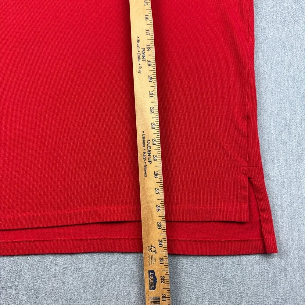 Polo Ralph Lauren‎ Shirt Mens Large Red Pony Rugby Classic Short Sleeve Casual